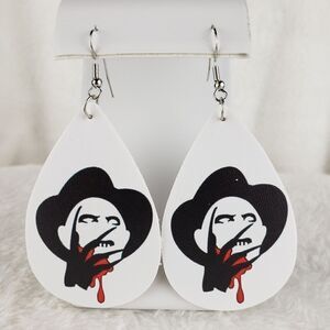 Freddy Krueger Face Earrings